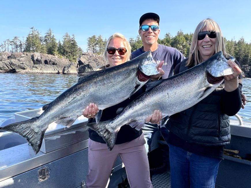 salmon fishing Vancouver island