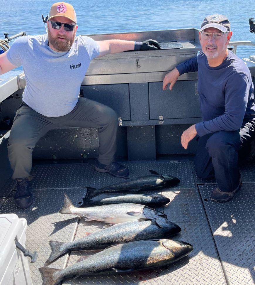 salmon fishing vancouver island