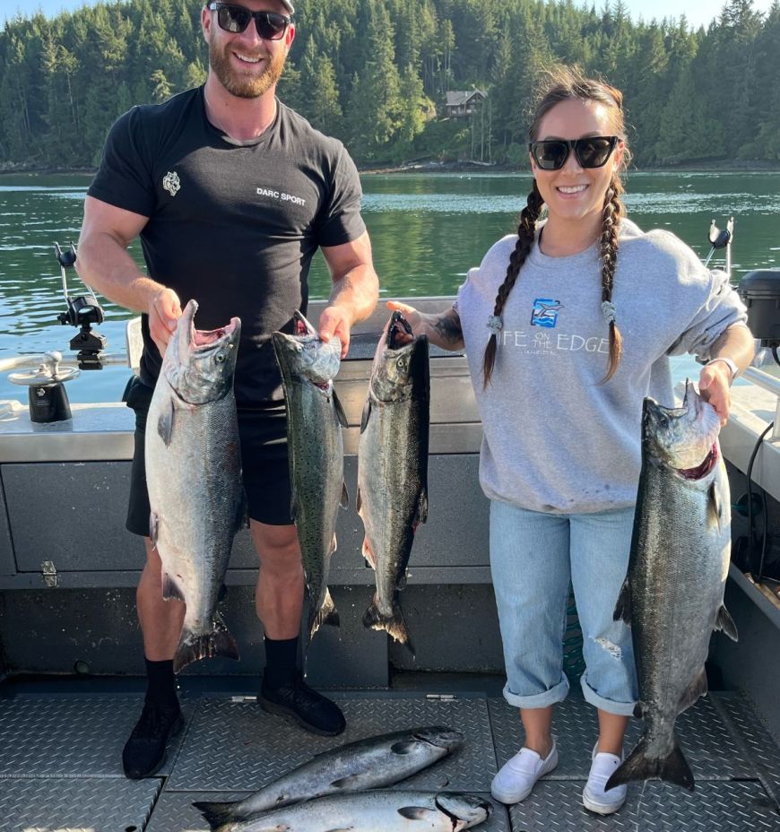 salmon catching in BC