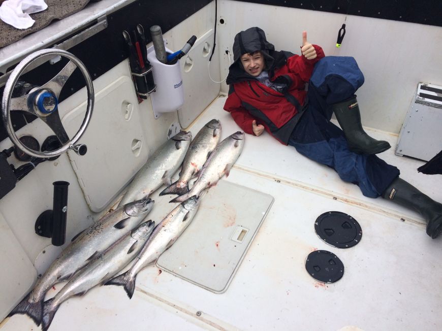 salmon fishing Vancouver island