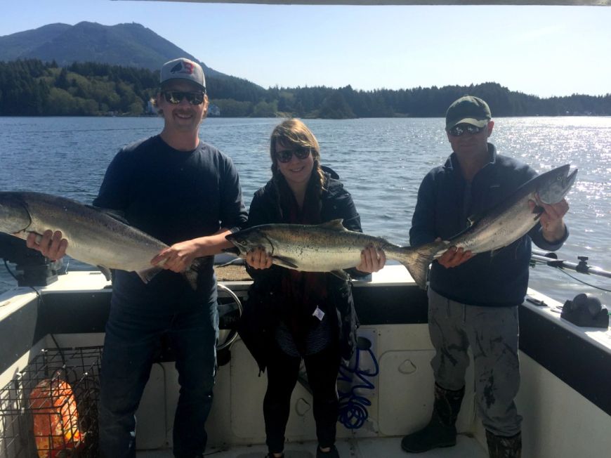 salmon fishing Vancouver island