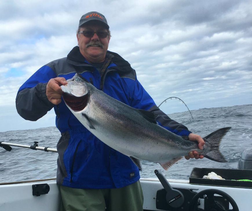 salmon fishing Vancouver island